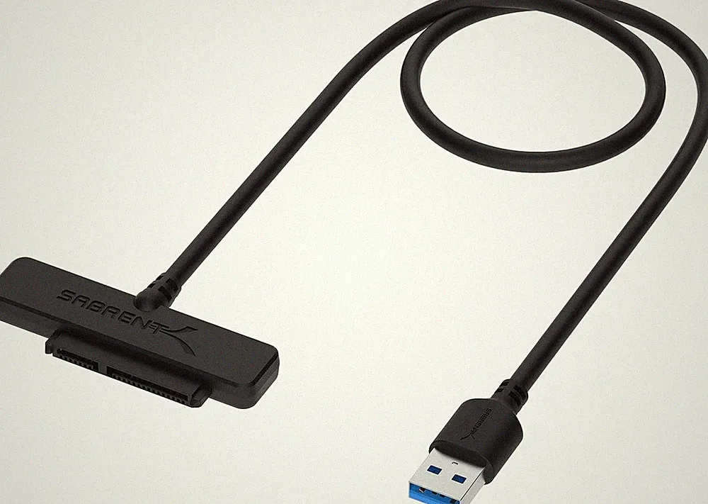 SABRENT SATA to USB Cable - USB 3.0 to 2.5” SATA I/II/III Hard Drive Adapter